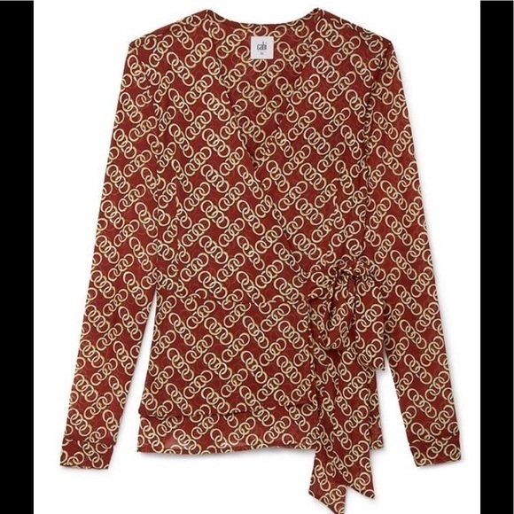 CAbi Tops - Cabi Ringleader Wrap Top Size Medium Item 3951 Wrap Blouse